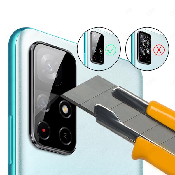 Redmi Note 11 2.5D Premium Kameralinsskydd Transparent