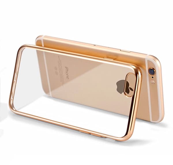 iPhone 6/6S - Stilrent Silikonskal från LEMAN Silver
