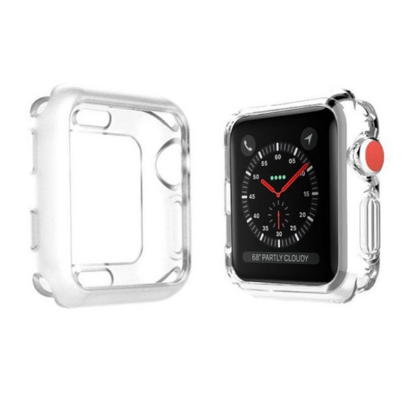 iWatch 4/5 - Stilrent Skyddande TPU Skal Svart/Röd 40mm