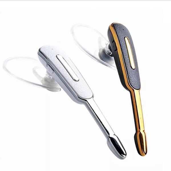 Effektfullt Handsfree Bluetooth Hörlur Guld/Vit