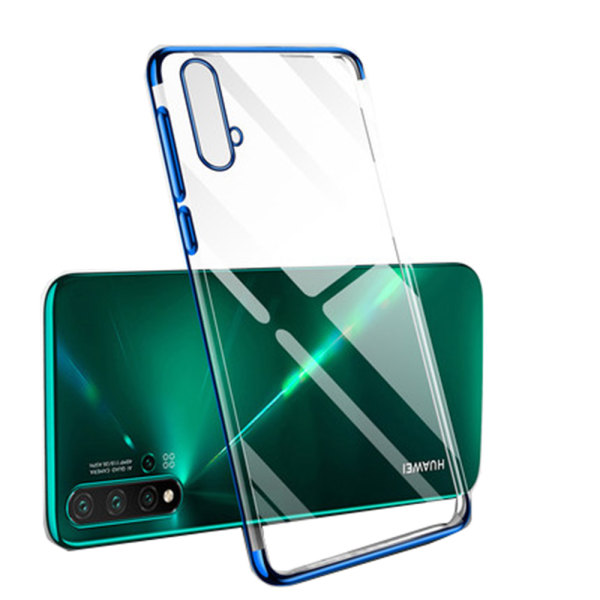 Huawei Honor 20 - Stilfuldt Floveme Silikone Cover Blå