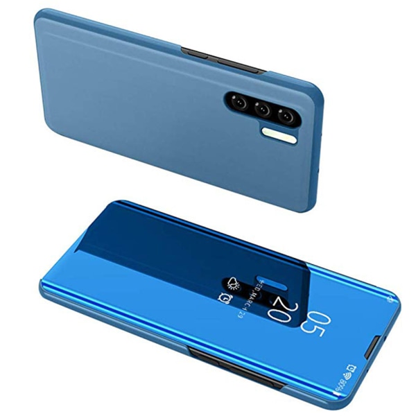 Tyylikäs Smart Case - Huawei P30 Pro Himmelsblå