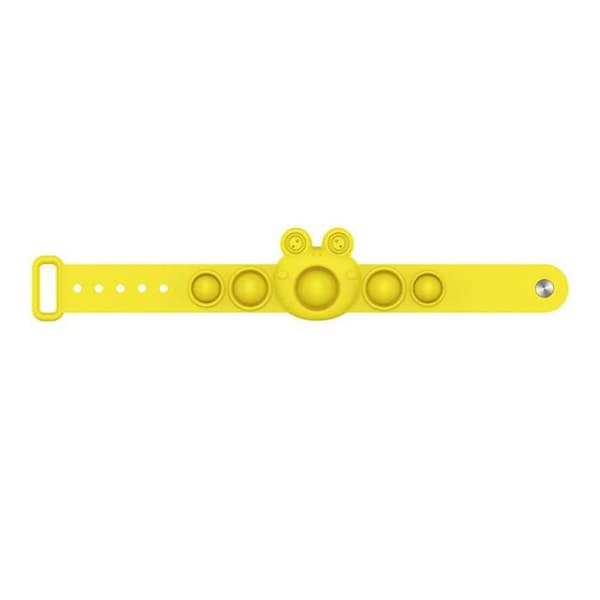 Effektfullt Mjukt Fidget Toy Armband Simple Dimple Pop-It Grön