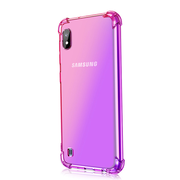 Kraftfullt Stilrent Silikonskal FLOVEME - Samsung Galaxy A10 Transparent/Genomskinlig Transparent/Genomskinlig