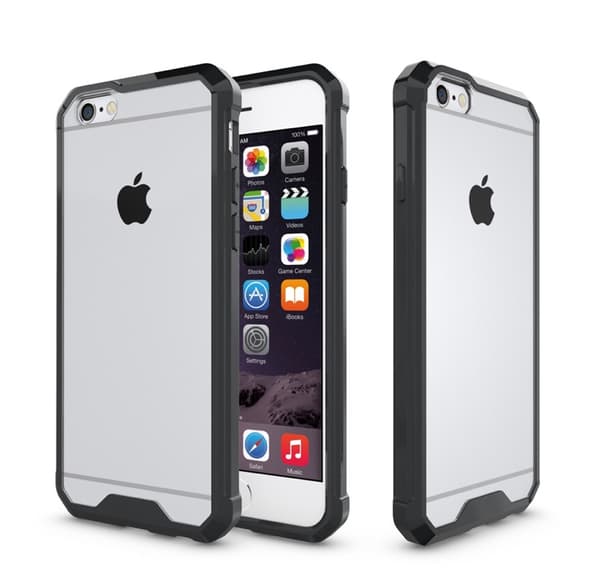 Elegant Hybridskal av LEMAN för iPhone 6/6S Rosa