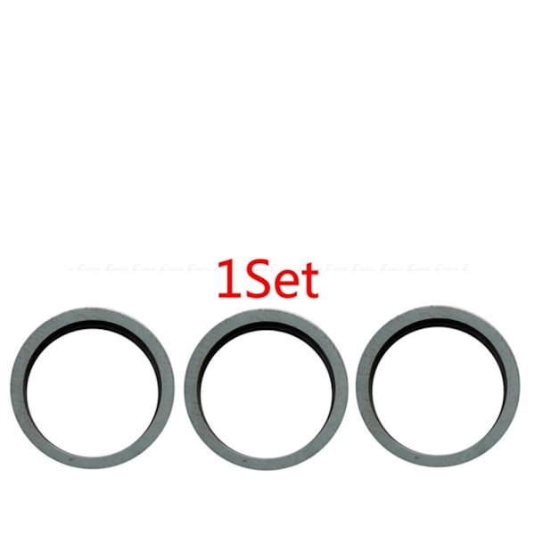 2-PACK iPhone 11 Pro Max Bakre Kamerafälglins Reservdel Transparent/Genomskinlig