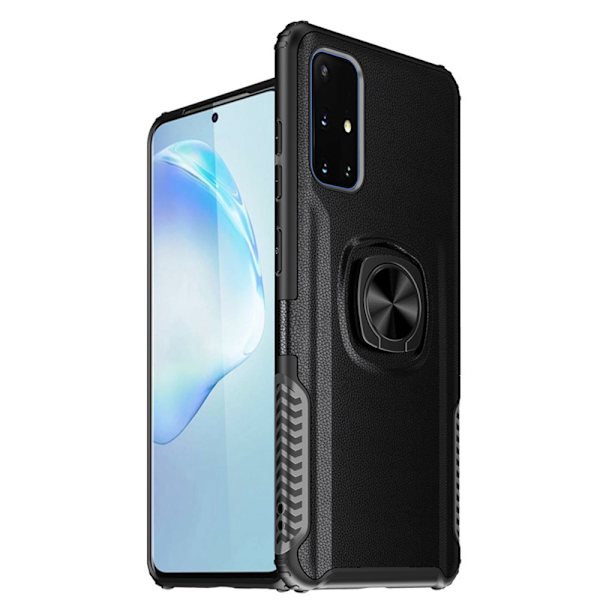 Genomtänkt Skal med Ringhållare - Samsung Galaxy A71 Mörkblå