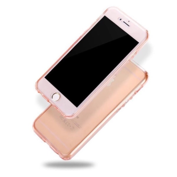 iPhone 6/6SPlus  Dubbelsidigt silikonfodral med TOUCHFUNKTION Guld