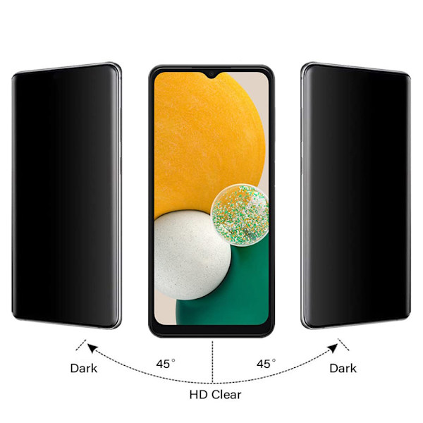 3-PAK Samsung Galaxy A33 5G Anti-Spy Näytönsuojat HD 0,3mm Transparent