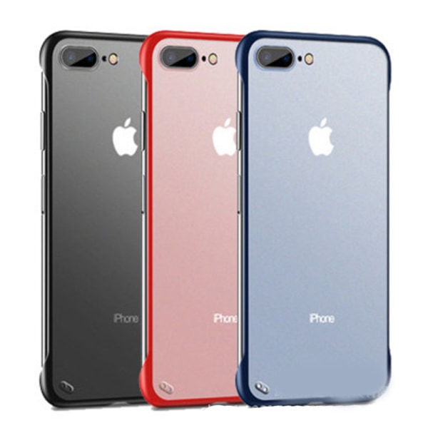 iPhone 8 Plus - Skyddande Stilrent Skal Röd