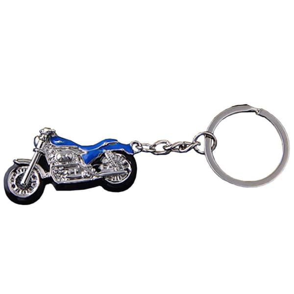 Stilren Motorcykel Nyckelring Röd