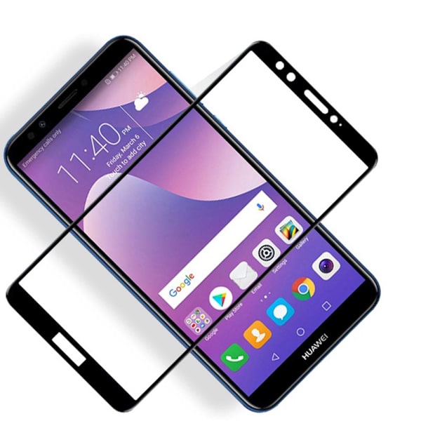 Skärmskydd 2.5D 3-PACK Ram 9H HD-Clear Screen-Fit Honor 9 Lite Svart