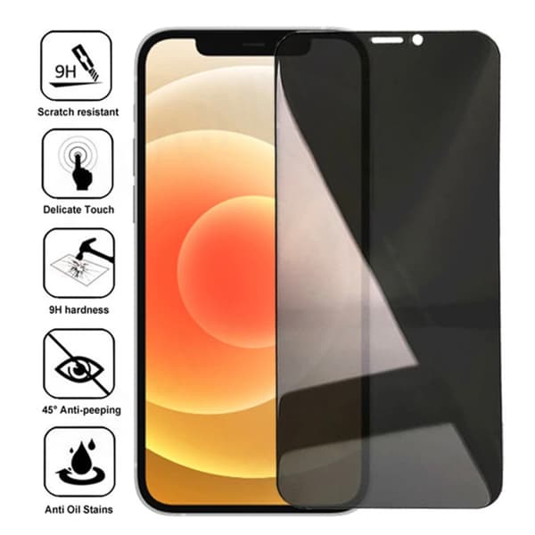 iPhone 14 Plus Skärmskydd  Enkel Installation & Perfekt Passform Anti-Spy