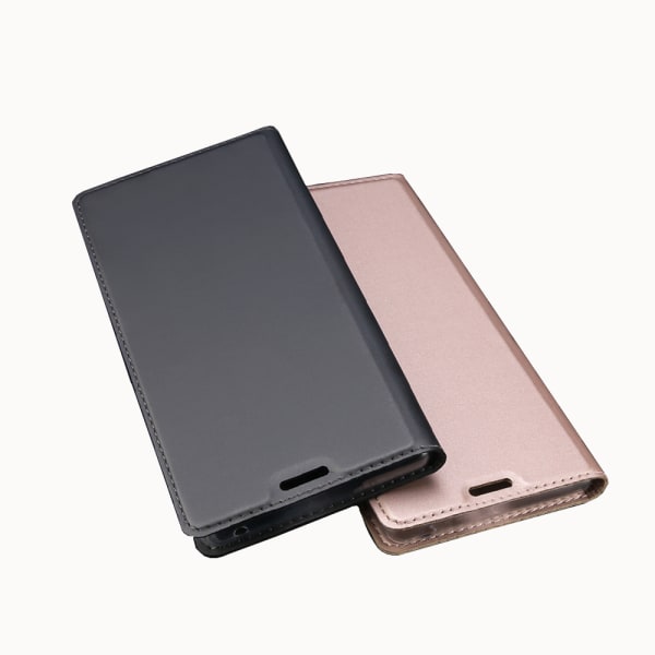 Elegant Fodral med Kortfack - Samsung Galaxy Note 9 Guld