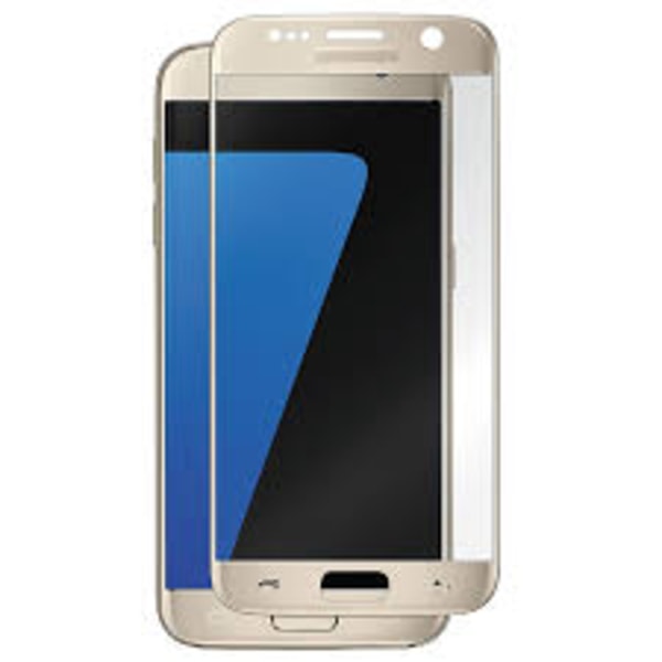 Samsung Galaxy S7 - HD-Clear Skärmskydd med Ram (Full-Fit) Guld
