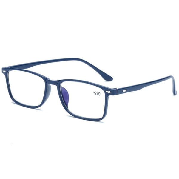 Effektfulla Bekväma Anti-Blue Ljus Läsglasögon (+1.0 - +4.0) Blå 2.5