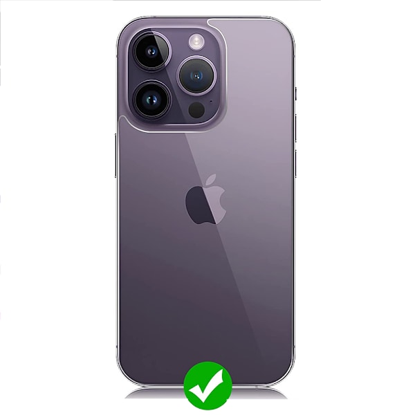 iPhone 15 Pro max - Baksida Skärmskydd 0,3mm Transparent