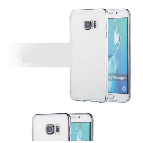 Samsung Galaxy S6 - Stilig silikondeksel fra LEMAN Guld