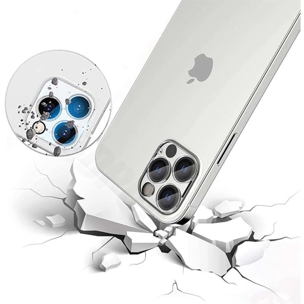 iPhone 13 Pro Max HD -kameran linssin suojus Transparent/Genomskinlig