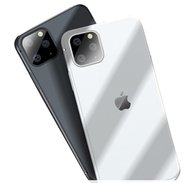 iPhone 11 Pro Max - Slittåligt Silikonskal Svart Svart