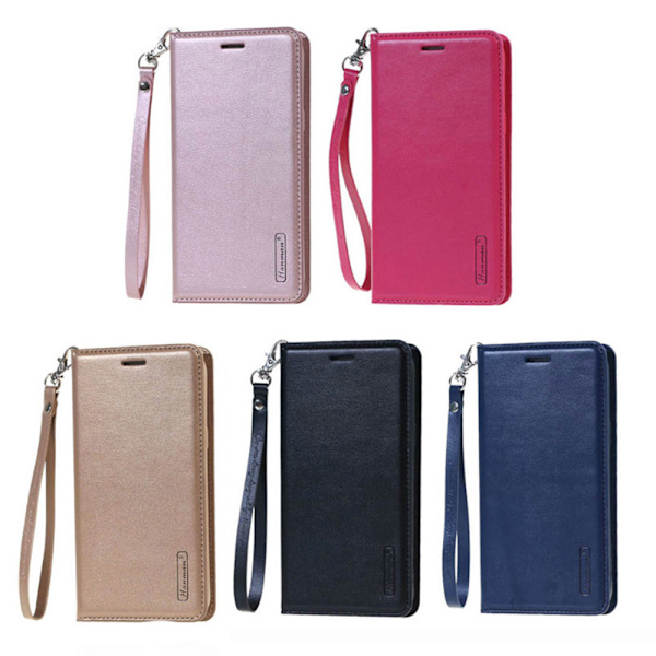 Samsung Galaxy S20 Plus - Elegant HANMAN Plånboksfodral Rosaröd