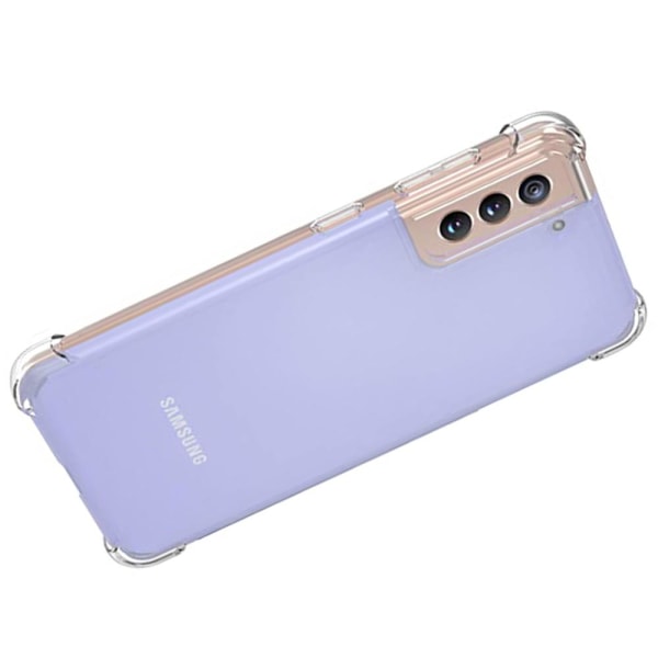 Samsung Galaxy S21 Plus - Kraftfullt Floveme Skyddsskal Transparent/Genomskinlig