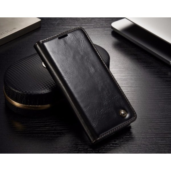 CASEME:n tyylikäs nahkainen lompakkokotelo Galaxy S8+:lle Vit