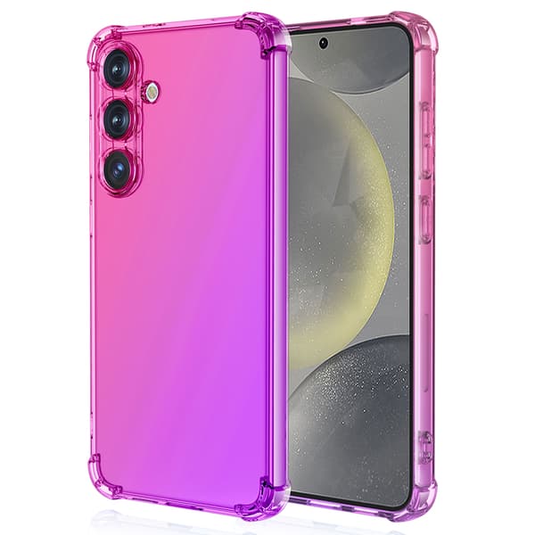 Samsung Galaxy S25 Plus - Smart & Slitstarkt Silikonskal Blå/Rosa