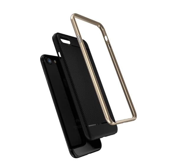 iPhone 7 - Stötdämpande Hybridskal DUBBELT SKYDD Röd