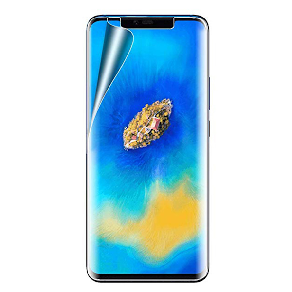 Mate 20 Pro 2-PACK Skärmskydd 9H Nano-Soft Screen-Fit HD-Clear Transparent Transparent/Genomskinlig