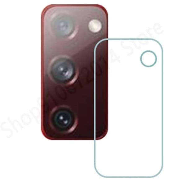 3-PACK S20 FE 2.5D Högkvalitativt HD Ultratunt Kameralinsskydd Transparent