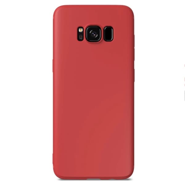 Galaxy S8 Silikon Skal Rosaröd Roséguld/Grå