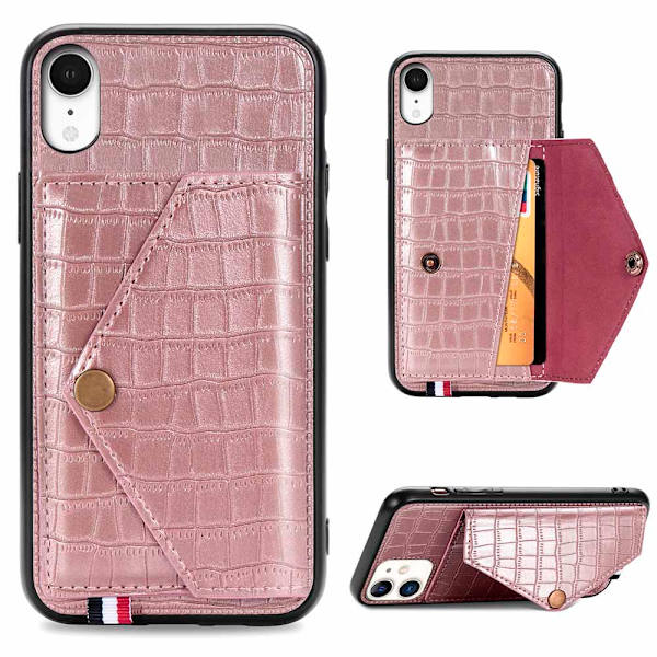 Skal med Korthållare - iPhone XR Grön Grön