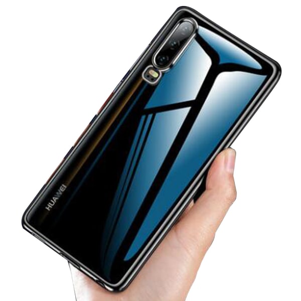 Huawei P30 - Professionelt Smart Cover (FLOVEME) Roséguld