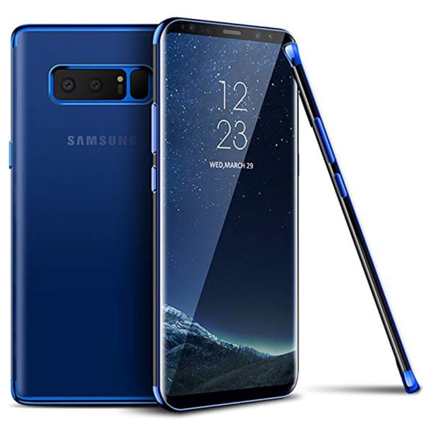 Samsung Galaxy Note 8 - Stødabsorberende Silikone Cover Blå Blå