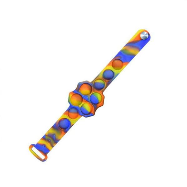 Fidget Toy Armband Pop It Simple Dimple Antistress Rosa
