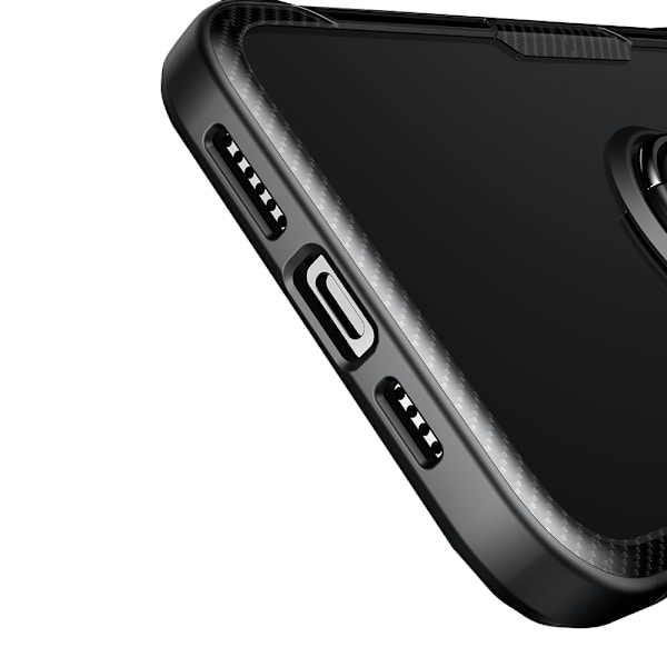 iPhone 12 Pro Skal med Ringhållare Blå