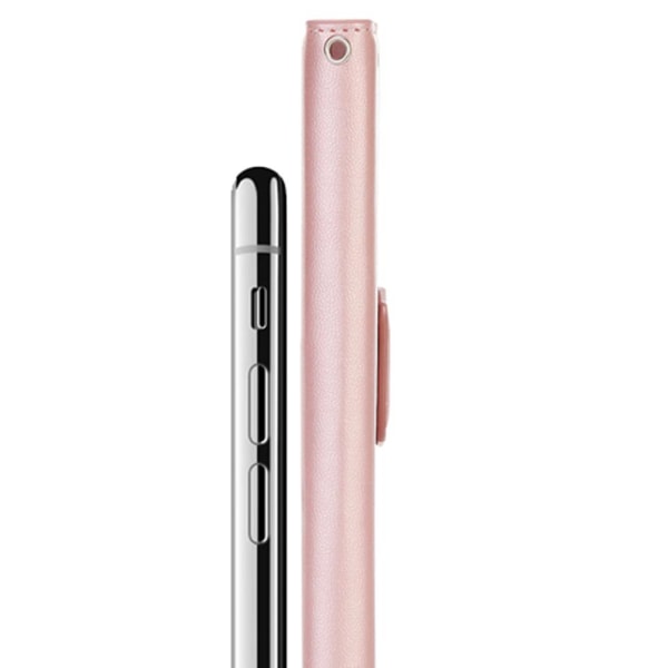iPhone 12 Pro - Stilrent Genomtänkt Hanman Plånboksfodral Rosaröd