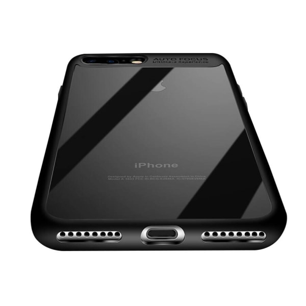 iPhone 7 Plus - Skyddskal med Anti-Slip Svart