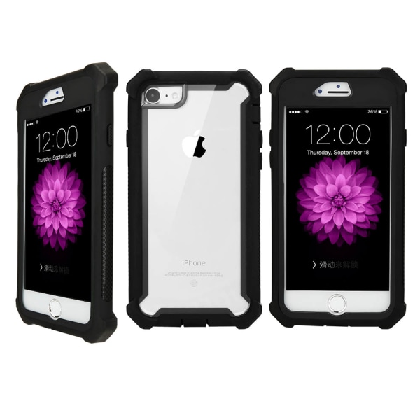iPhone 6/6S Plus - Effektfullt EXXO Skyddsfodral med Hörnskydd Kamouflage Rosa