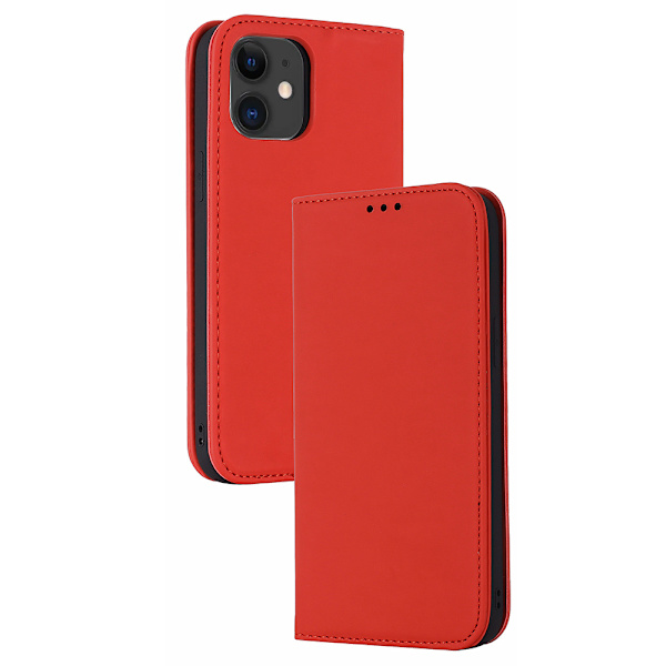 iPhone 12 - Pungetui (FLOVEME) Mörkbrun