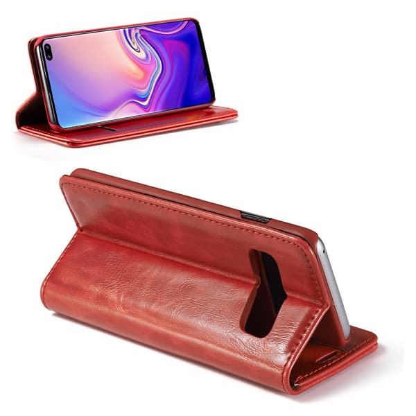 Samsung Galaxy S10e - Praktiskt Plånboksfodral (ONYX) Vit Vit