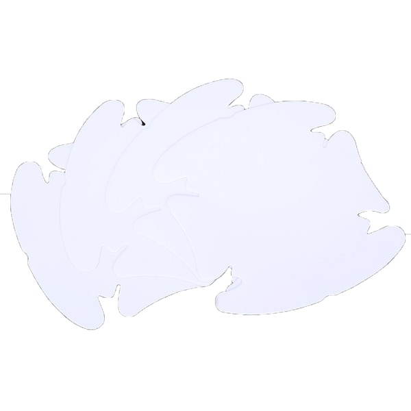 Skydd för Dörrhandtags Fördjupning (4-Pack) Transparent/Genomskinlig