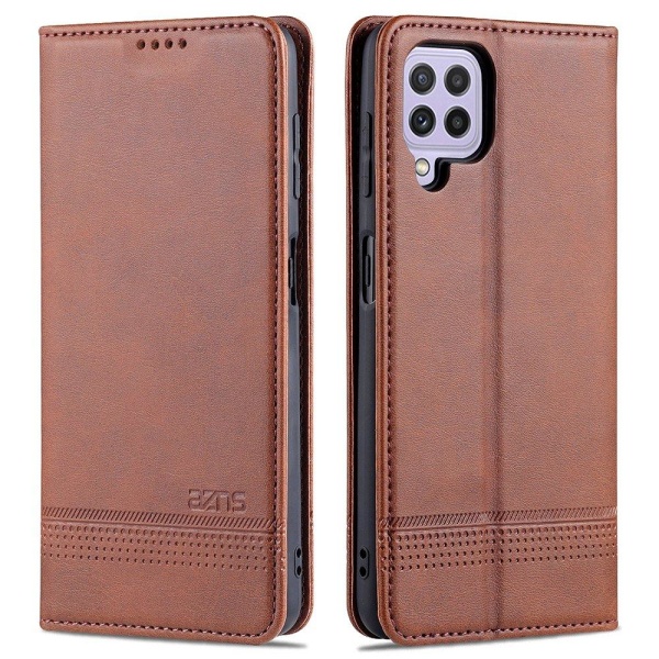 Samsung Galaxy A22 4G - Tankevækkende AZNS Wallet Case Röd