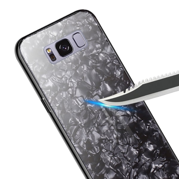 Stilrent Stötdämpande Skal Marmor Design - Samsung Galaxy S8 Svart