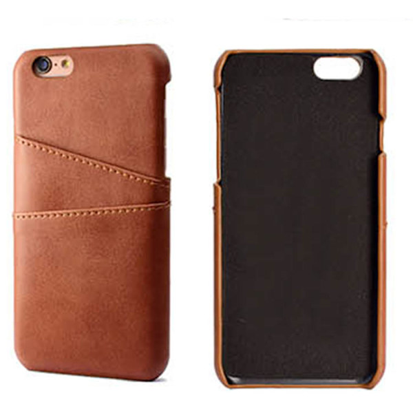 Skal med Korthållare i RETRO-Design för iPhone 6/6S Blå