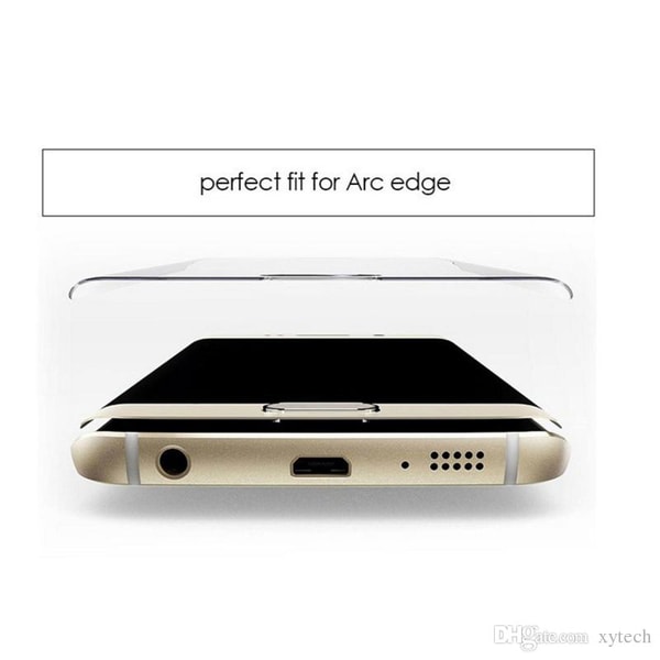 Samsung Galaxy S7 Edge - HuTech EXXO-Skärmskydd 3D (9H) Svart