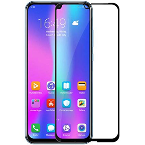 2-PAKK Huawei Y6 2019 skjermbeskytter 2,5D HD 0,3 mm Svart