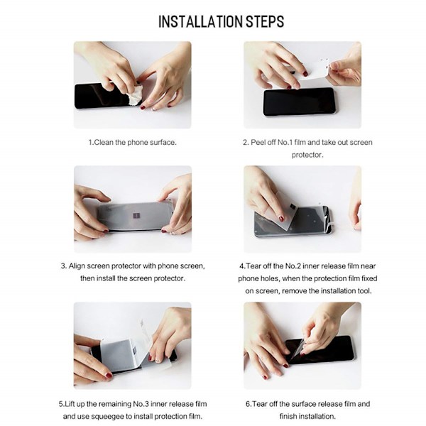 2-PACK Samsung Galaxy S23 Plus - Genomtänkt Skärmskydd i Hydrogel-variant Transparent