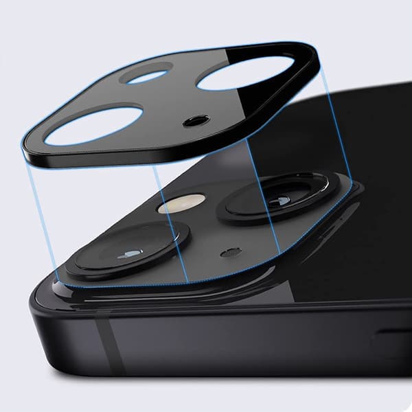 2-pack Proguard 2.5-D Kameraskydd iPhone 15 Transparent